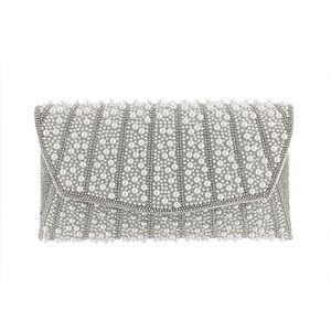 Pearl & Crystal Clutch Bag